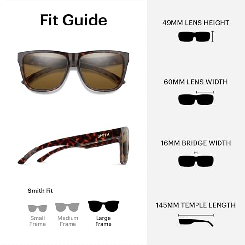 Image of SMITH Lowdown 2 XL Sunglasses - ChromaPop Polarized Lenses, Large Frame