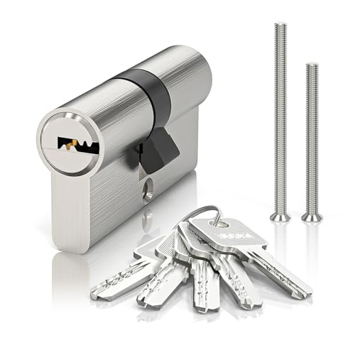MANICAF Schließzylinder 30/30 Zylinderschloss mit 5 Schlüssel...