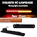 Tonsya 4 pcs Full Amber & Red Led Lamps Smoked lamp kit Compatible With 1973-1991 Ford E100 E150 E250 E350 F100 F150 F250 F350 F350 F500 Replace OEM Bumper Side Marker Lights