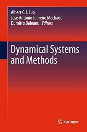 Dynamical Systems and Methods 2012th Edition book cover