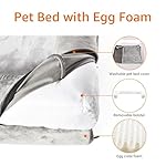 Amazon Basics Orthopedic Dog Bed Medium - Couch Style, Machine Washable, Non-Skid Removable Cover, 36" X 27" X 6.5", Brown - Image 5