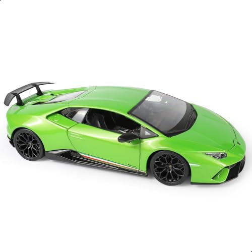 Risopen - Risopen 1:18 Car Model Compatible for Lamborghini Huracan Performante Car Model Alloy Metal Diecast Classic Vehicle Vintage Auto Car Collectible Model Gift for Kid Ages 3+