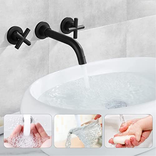 Robinet de lavabo for eau chaude et froide réglable à double commande - 6