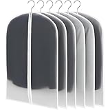 ✨ Design unique: Le design transparent permet d’identifier le contenu à la vue. La fermeture éclair fluide évite les rayures, et les renforts de suspension assurent stabilité et esthétique dans votre placard