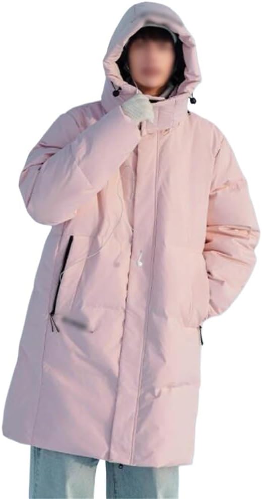 VIDI Winter Thickened Thin And Light Warm Hooded Coat Can Be Removed Long Down Jacket For Men