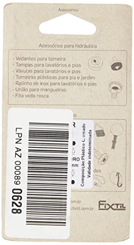 Número 6/9 com 8Cm Fixtil Num/36 Cromado