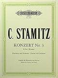 Musikverlag C.F. Peters Ltd. & Co. KG Konzert 3 B-DUR - KLAR ORCH - arrangiert für Klarinette - Klavier [Noten/Sheetmusic] Komponist: STAMITZ Carl