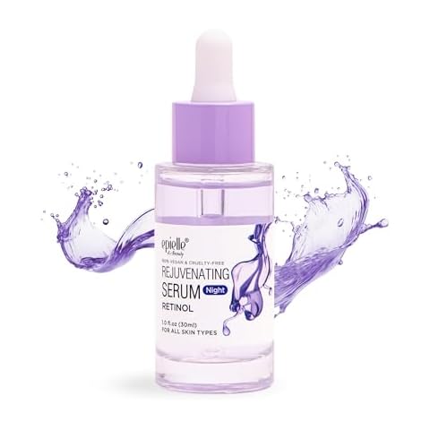 Epielle Retinol Night Serum | Repair, Renew, Brighten | Targets Fine Lines and Wrinkles | For All Skin Types | 1 Fl Oz | Korean Skincare Cover