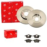 LIEFERUMFANG: 1x TRW Bremsbelagsatz, Scheibenbremse 2x TRW Bremsscheibe