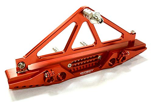 Integy RC Upgrades for Axial, Billet Machined Realistic Rear Bumper for Axial SCX-10 Crawler w/ 43mm Mount