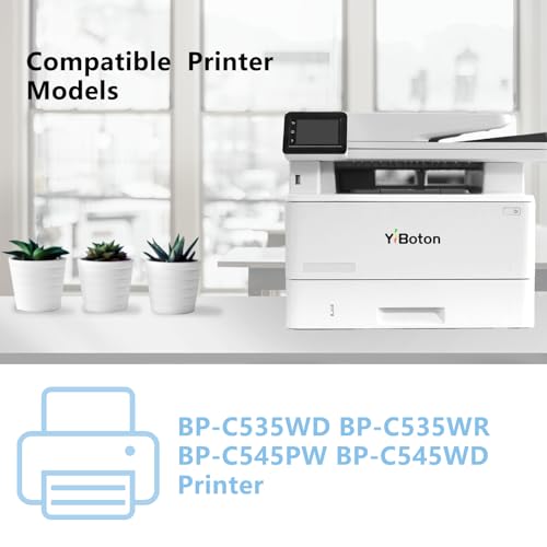 Image of High Yield BP-C50NT Toner Cartridge 4-Pack Replacement for Sharp BP-C50NT-BA BP-C50NT-CA BP-C50NT-MA BP-C50NT-YA Compatible with Sharp BP-C535WD BP-C535WR BP-C545PW BP-C545WD Printer