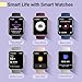Smartwatch for Women, Compatible with Android & iPhone, 1.8'' Fitness Tracker Watch with Alexa, Call & Notification Alerts, Heart Rate & Sleep Monitor, 120 Sports Modes, Waterproof Watch for Women