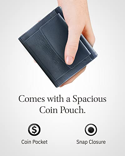 Image of Access Denied REAL LEATHER Small Wallets For Women - Compact Ladies Credit Card Holder With Coin Purse RFID Holiday Gifts For Her