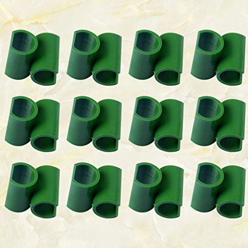 BESTonZON 50 Stuks Plant Trellis Connector Clips Groen Plastic Bloem Rotan Gesp Clip Klimmen Wijnstok Connector Beugel… - Image 8