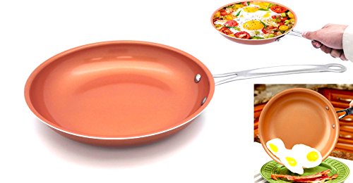 Uniware 4404-24 Copper Master Non-Stick Frying Pan,Oven Safe,Induction Safe,10 Inches