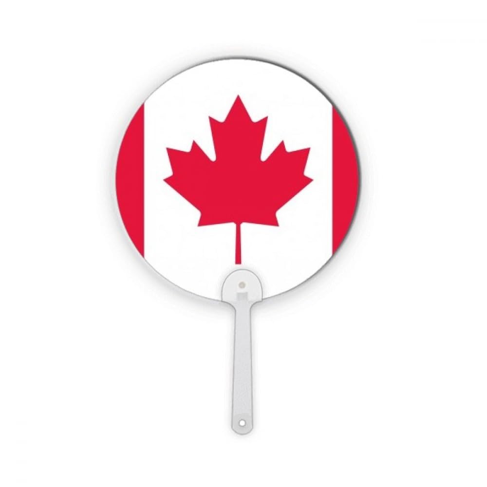 Drapeau national du Canada Amecountry en plastique rigide et rond