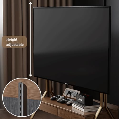 Soporte móvil para TV, ajustable y con ruedas, 40-85 pulgadas miniatura 5