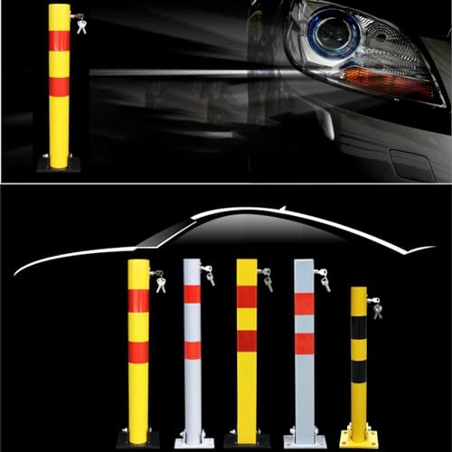 Safety Bollard Poste de amarração de segurança, postes de amarração de aço, design reflexivo noturno
