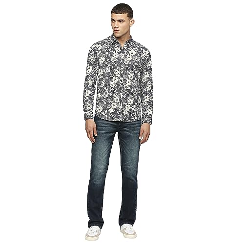 Image of Pepe Jeans Men's Casual Shirt | Trendy Printed Shirt for Men| Regular Fit | Full Sleeve | Available in Plus Size, Cotton