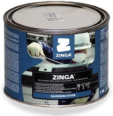 Cold Galvanising Zinc Coating, 96% Pure Zinc, Industrial-Grade Metal Protection, Anti-Rust Corrosion Defense, 1 kg