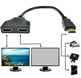 cable hdmi a doble vga Ideal para conectar un dispositivo compatible HDMI (HD- DVD, Blue Ray, Xbox, Xbox360, PS3, STB, Notebook, televisión Sony HD).