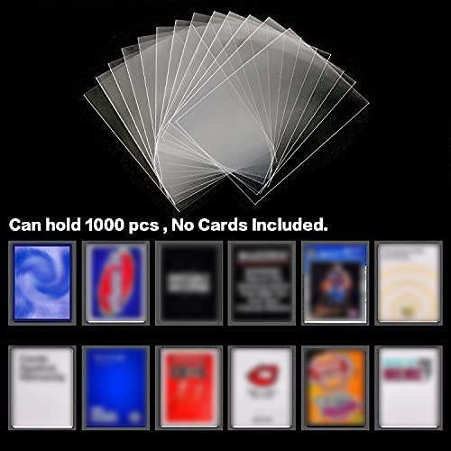 1000 Penny Sleeves Trading Card Protector Compatible with PM, Baseball Football Basketball Sleeves Fits for Magic The Gathering/for C.A.H/for Phase 10/ Sport Card