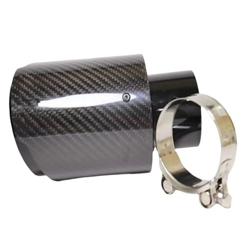 Embout d'échappement en carbone brillant pour un look sportif unique