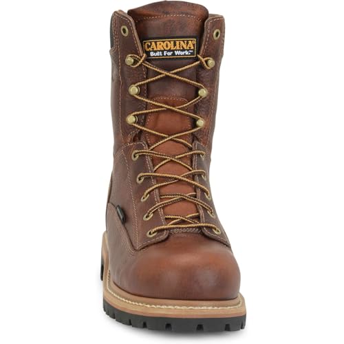Carolina Grind 8" Composite Toe Waterproof Work Boot - Durable Men's Industrial Workboot, Slip-Resistant, EH Rated4