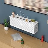 [Armadio WiFi in materiale rinforzato]: questo box di archiviazione per router WiFi è realizzato in materiale rinforzato, che lo rende robusto, resistente alla deformazione e durevole. La superficie liscia può essere facilmente pulita con un panno umido. La struttura a mortasa e tenone consente un facile montaggio da parte di una sola persona.
