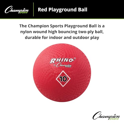 Champion Sports 10 Inch Playground Ball