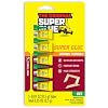 Super Glue Gel, 5 Mini Single-Use Tubes, Clear, Instant Bonding, No-Drip Formula, Cyanoacrylate Adhesive, Precision Tip for Wood, Metal, Plastic, Crafts, Ceramic, and Vertical Surfaces