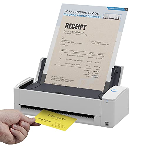 ScanSnap iX1300 - Scanner The Document Automatique - Blanc - Formats Papier Standards de la Carte de Visite au Format A4, Recto Verso, USB 3.2 et WiFi