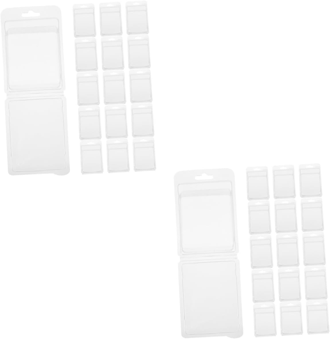 Uonlytech 40pcs Candle Molds Multi-Function Wax Cube Mold for Candle Making Design for Freshness for Home Crafting and Giving