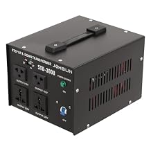 3000W Voltage Transformer Converter, 3-Mode Output Heavy Duty Step Up/Down Transformer, Convert from 110 Volt to 220 Volt and from 220 Volt to 110 Volt, with US Standard Plug