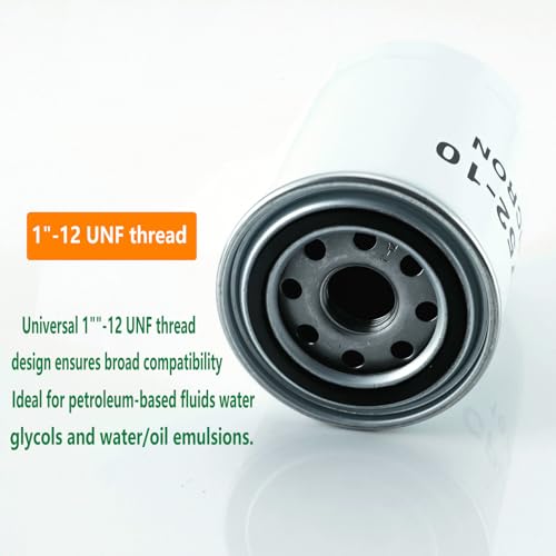Image of Hydraulic Oil Filter 10 Micron Return Line Filter housing, 20 GPM High Flow, 200 PSI Max Pressure, 1 inch-12 UNF Thread,Compatible with Log Splitters & Mini Excavators model CP-752-10,723-0405 221006