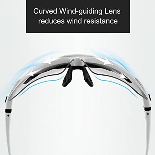 Miniatura 4 de ROCKBROS Gafas de sol fotocromáticas para hombres correr pescar ciclismo gafas de sol con protección UV