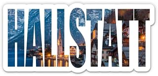 Squiddy Hallstatt Austria - Vinyl Sticker Decal for Phone, Laptop, Water Bottle (4" Wide)