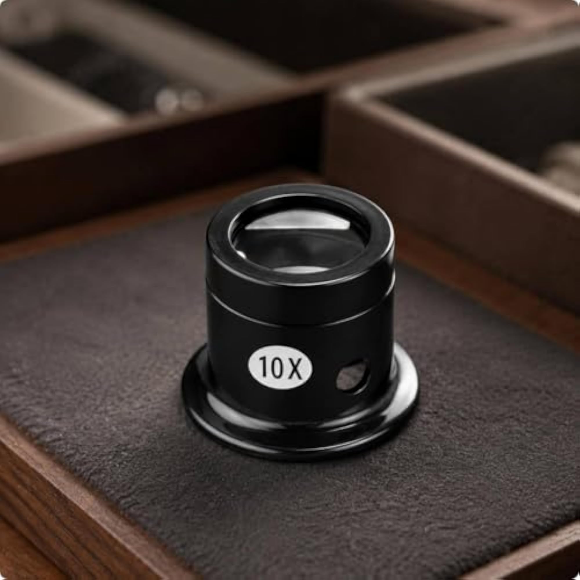 Cylindrical Body Watch Repair Loupe, 15X Magnification