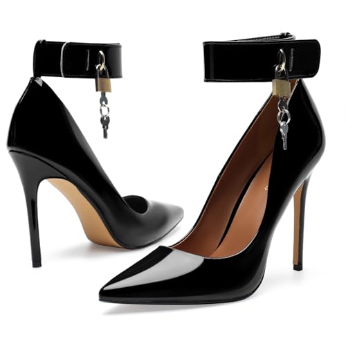 Image of Unisex High Heels for Men and Women 4.7 Inch Stiletto Heels | Pointed Toe Pumps Sexy Dress Party Shoes
