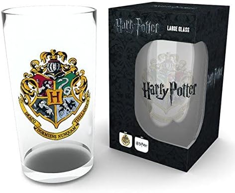 Harry Potter Official Logo Design Large Glass