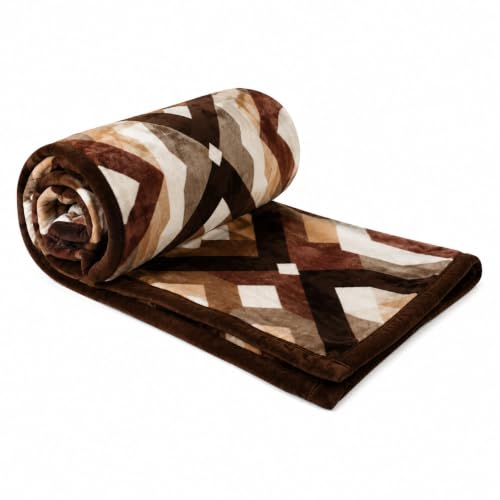 Image of Double Bed Blanket Kambal Heavy Blanket | Perfect for Winters | 220 CM X 275 CM | 3.0 Kg