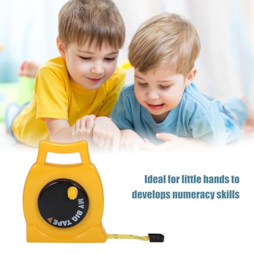 Cinta Métrica de Juguete para Niños 1m Color Amarillo miniatura 2