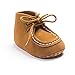 Kuner Baby Boy's Faux Suede Lace-up Prewalker Hi-top Toddler Shoes (12 cm (6-12 Months), Khaki)