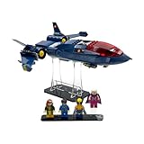 Brickcessories Display Stand Compatible with 76281 - X-Men X-Jet - Acrylic Display Stand - Set Not Included