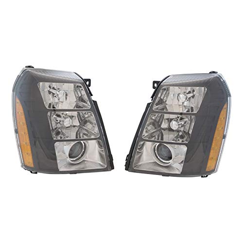 Cadillac Escalade HID Projector Performance Headlight Lamp with Black Bezel