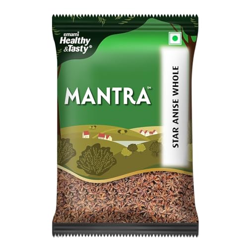 Image of Emami Healthy & Tasty Mantra Star Anise /Chakri Phool Whole, Natural, No Added Colour & Preservatives 20g