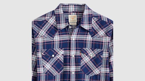 Levi's Para Hombre. 85744-0107 Camisa De Pana Western De Fit EstáNdar Barstow Azul (Xl), Casual, AlgodóN, Manga Larga - 8