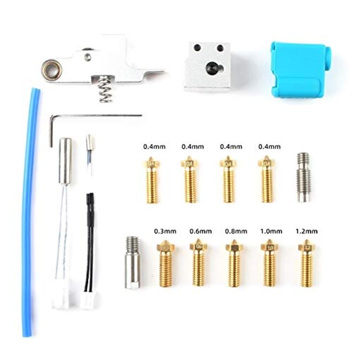 Lysee 3D Printer Parts & Accessories - 1Set Printer Nozzle Silicone Sleeve Throat Thermistor Heating Tube Heating Block Kit for Sidewinder X1 3D Printer Accessories - (Color: As Shown)