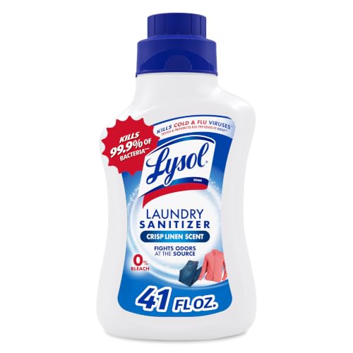 Lysol Disinfectant Laundry Sanitizer & Scent Booster, Laundry Detergent Additive, Color Safe Bleach...