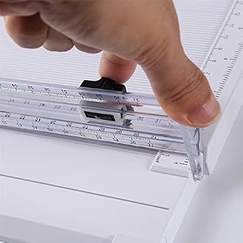 Paper Trimmer Replacement Blades,Paper Trimmer Replacement Blades with Automatic Security Safeguard Design A4 Paper Cutter Blade Refill (5 Pack)